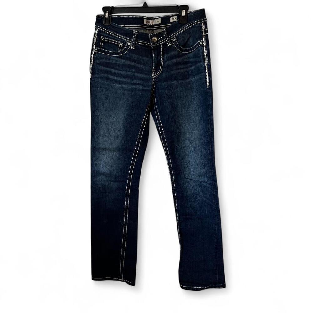 Buckle BKE Payton Mid Rise Straight Leg Jeans, Size 28S